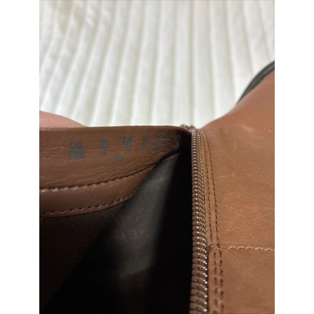 Naturalizer Womens Side Zip and Outside Buckle Brown Color Boots Size 10M - Picture 9 of 11